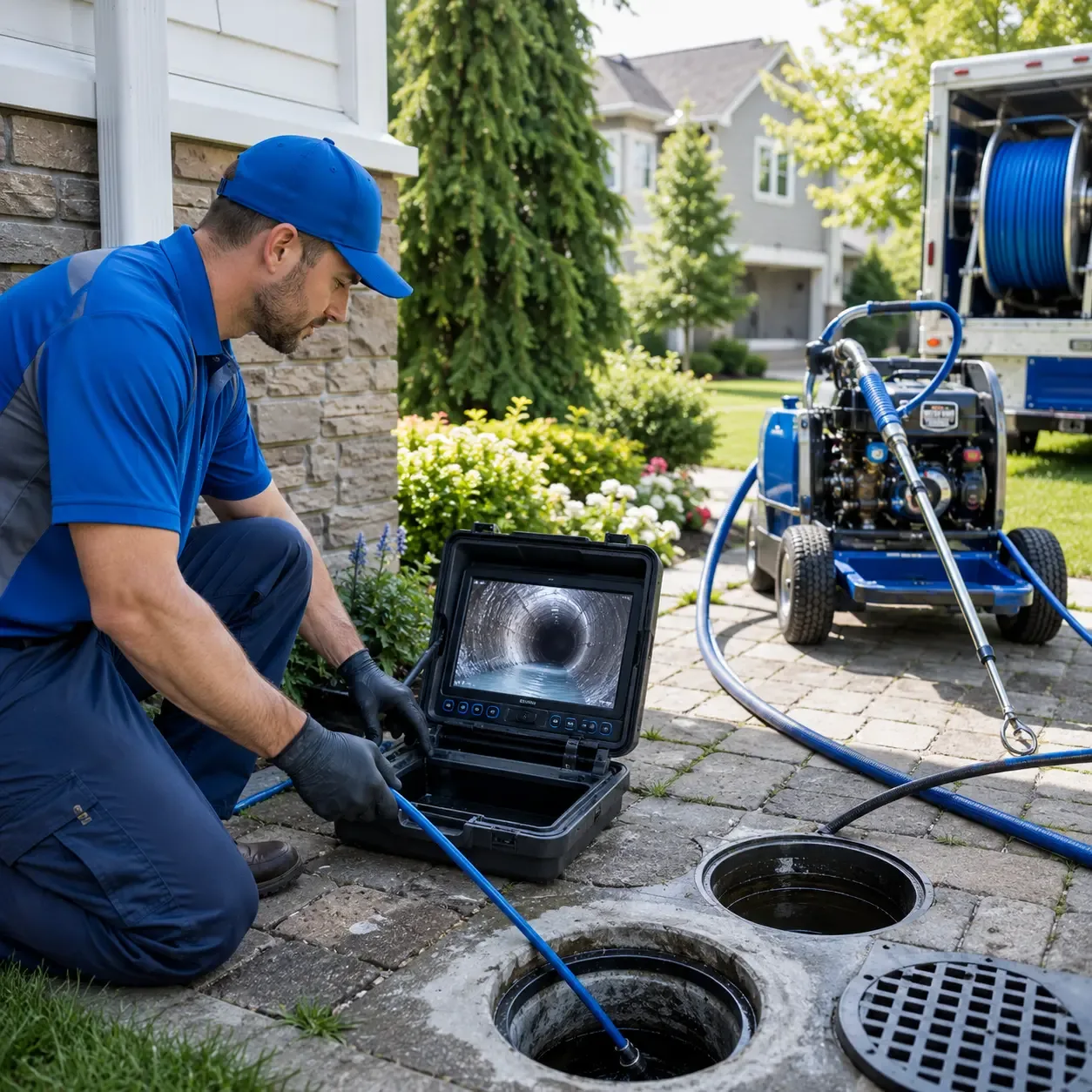 Outdoor drain cleaning professionals serving North Concord, VT